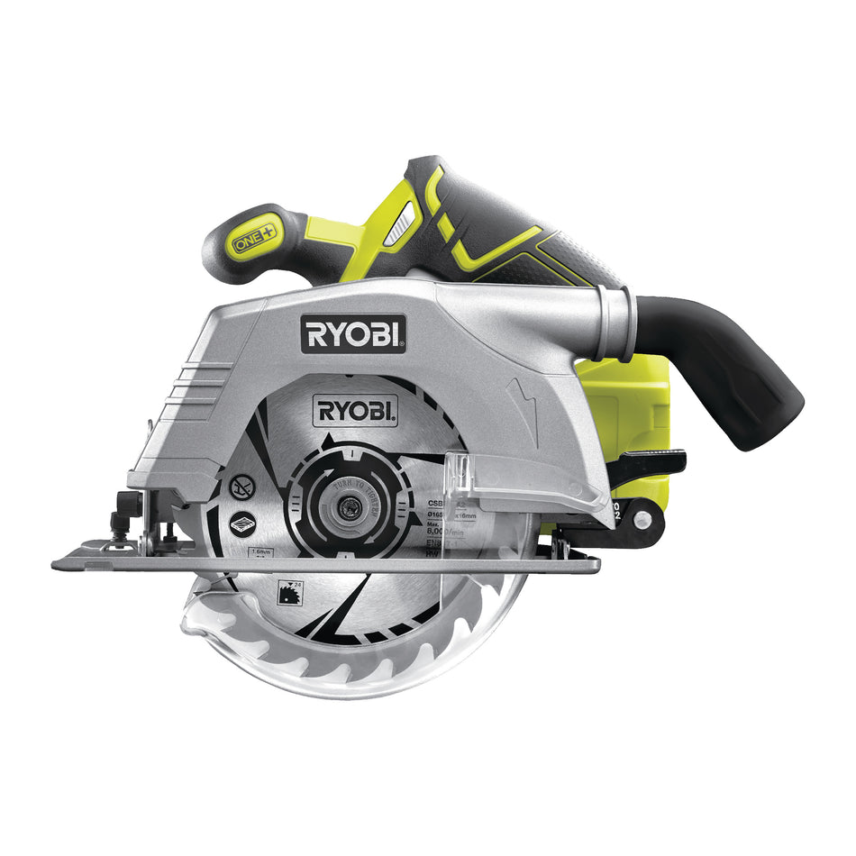 RYOBI 18 V Akku-Handkreissäge, ohne Akku und Ladegerät und Ladegerät